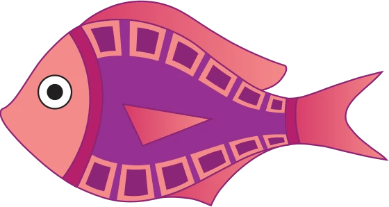 A colorful fish creature